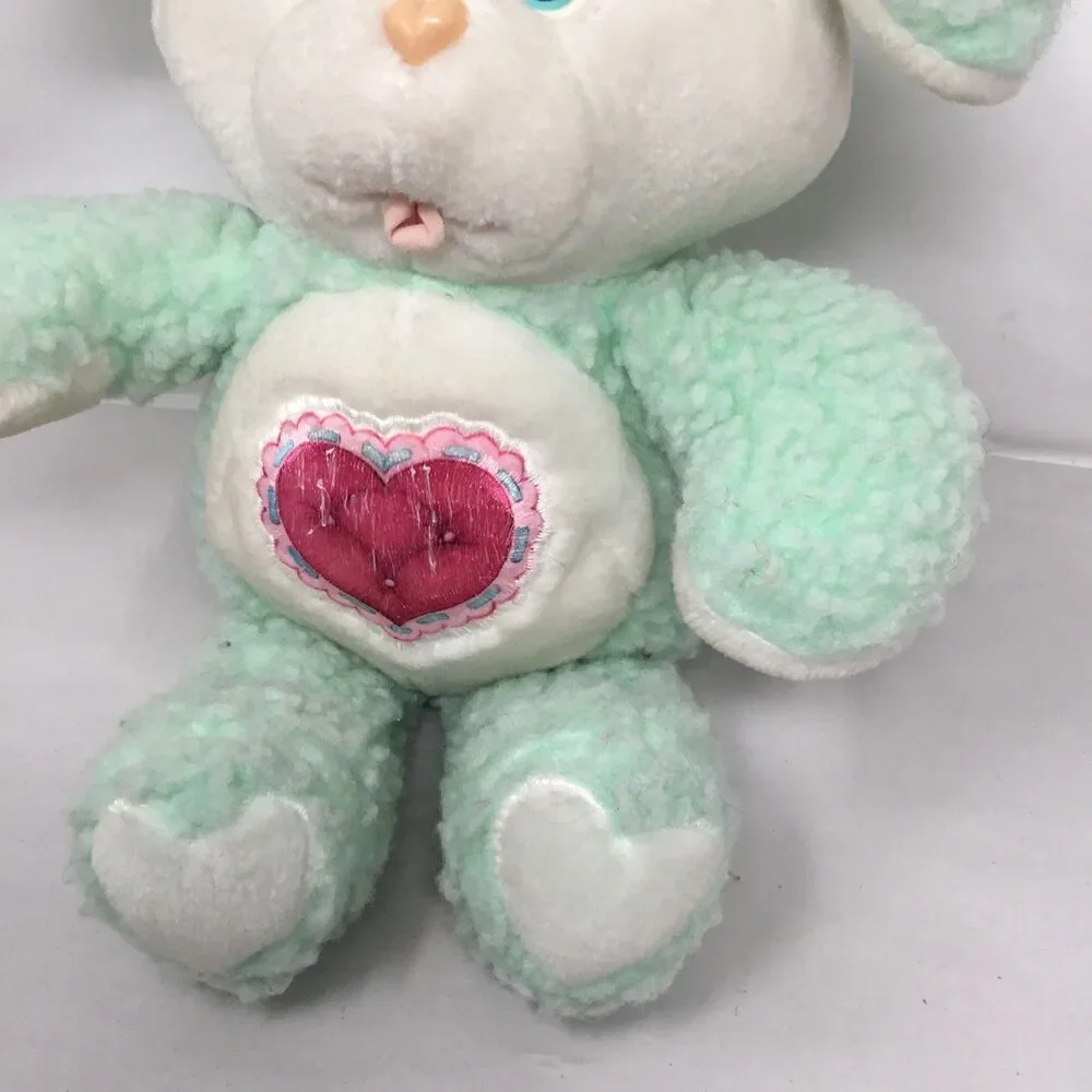 Vintage 1980s Kenner Care Bears 13” Tenderheart Bear & Gentle Heart Lamb Plush